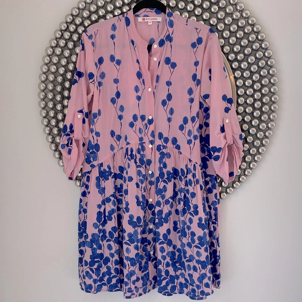 Ro’s Garden Alma Dress in Leaf Print - Picture 1 of 6